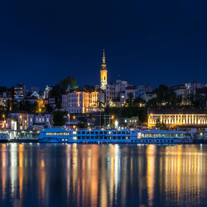Image by stevanaksentijevic titled ’belgrade, serbia, river’. Source: Pixabay