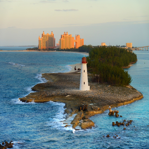 Image by rhae titled ’bahamas, lighthouse, caribbean’. Source: Pixabay