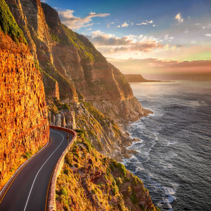 Image by fietzfotos titled ’road, coast, cliff’. Source: Pixabay