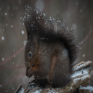 Image by luxber titled ’squirrel, verona, italy’. Source: Pixabay