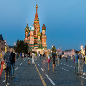 Image by designerpoint titled ’moscow, st basil’s cathedral, night’. Source: Pixabay