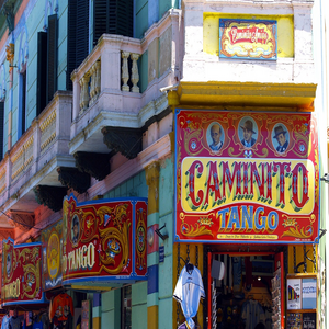 Image by ArtTower titled ’caminito, facade, buenos aires’. Source: Pixabay