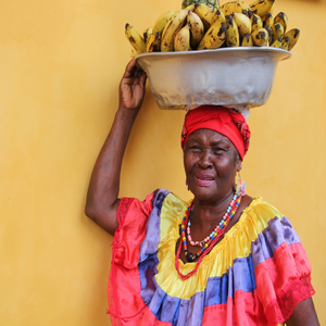 Image by Camiluisa4237 titled ’woman, fruit, bananas’. Source: Pixabay