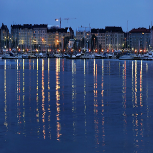 Image by arunas68 titled ’helsinki, city, night’. Source: Pixabay