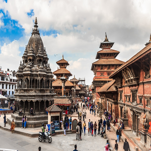 Image by 10914001 titled ’temple, palace, durbar square’. Source: Pixabay