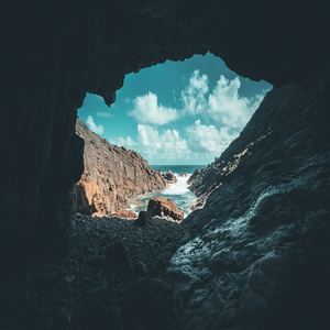 Image by Lenzatic titled ’puerto rico, cave, fajardo’. Source: Pixabay