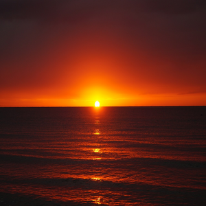 Image by ScalexCZ titled ’sea, sunset, jamaica’. Source: Pixabay