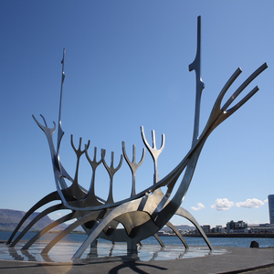 Image by spaway titled ’reykjavik, iceland, sculpture’. Source: Pixabay