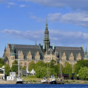 Image by ykaiavu titled ’nordic-museum, boat, lake’. Source: Pixabay